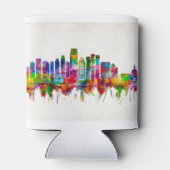 Jersey City New Jersey Skyline Blikjeskoeler (Achterkant)