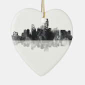 JERSEY CITY, NEW JERSEY SKYLINE KERAMISCH ORNAMENT (Rechts)