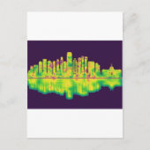Jersey City New Jersey Skyline Uitnodiging Briefkaart (Voorkant)