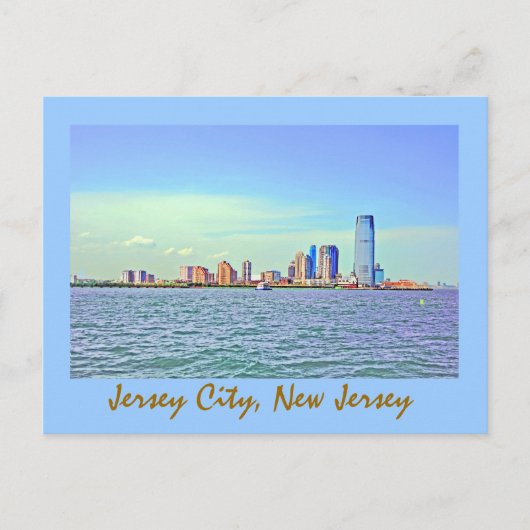 Jersey City, New Jersey, VS. Briefkaart (Voorkant)