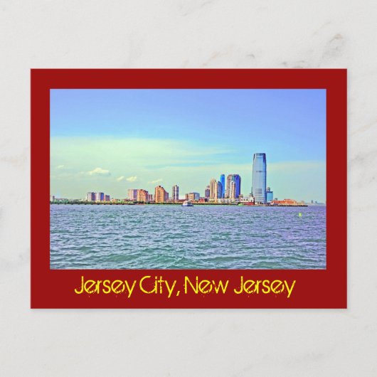 Jersey City, New Jersey, VS. Briefkaart (Voorkant)