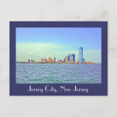 Jersey City, New Jersey, VS. Briefkaart (Voorkant)
