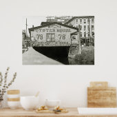 Jersey City Oyster House, 1900 Poster (Keuken)