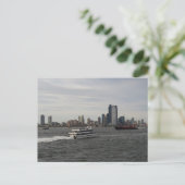 Jersey City Skyline #1-1 Briefkaart (Staand voorkant)