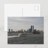 Jersey City Skyline #1-1 Briefkaart (Voorkant / Achterkant)