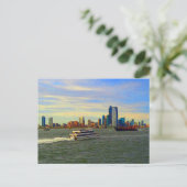 Jersey City Skyline #2-1 Briefkaart (Staand voorkant)
