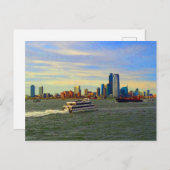 Jersey City Skyline #2-1 Briefkaart (Voorkant / Achterkant)
