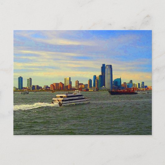 Jersey City Skyline #2-1 Briefkaart (Voorkant)
