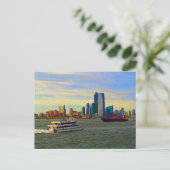 Jersey City Skyline #2-2 Briefkaart (Staand voorkant)