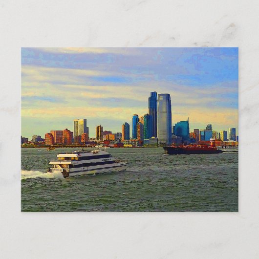 Jersey City Skyline #2-2 Briefkaart (Voorkant)