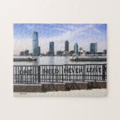 Jersey City Skyline One heeft nooit nodig Legpuzzel (Horizontaal)