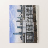 Jersey City Skyline One heeft nooit nodig Legpuzzel (Verticaal)