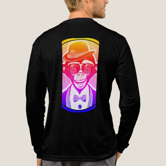 JERSEY CON DISEÑO DE MONO Tri-Blend SHIRT (Achterkant volledig)