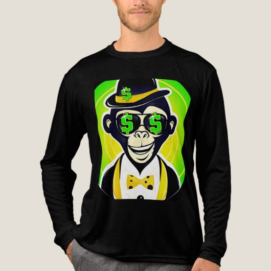 JERSEY CON DISEÑO DE MONO Tri-Blend SHIRT (Voorkant volledig)