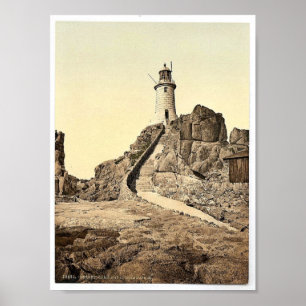 Jersey, Corbiere Lighthouse, III, Kanaaleilanden, Poster