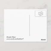 Jersey Cow aceo Briefkaart (Achterkant)