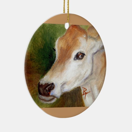 Jersey Cow acoe Ornament (Rechts)
