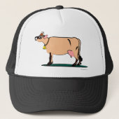 Jersey Cow (donker) Trucker Pet (Voorkant)