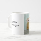 Jersey Cow en "need Cream"? Koffiemok (Voorkant links)