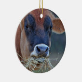 Jersey Cow Keramisch Ornament (Rechts)
