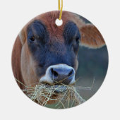 Jersey Cow Keramisch Ornament (Voorkant)