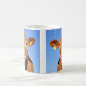 Jersey Cow Licking zijn Nose Koffiemok (Center)