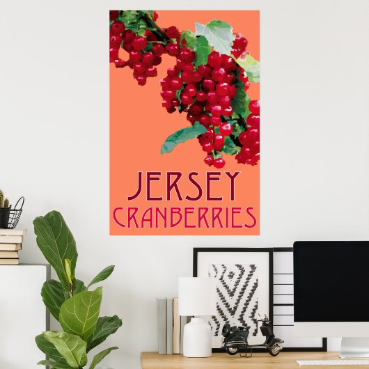 Jersey_Cranberries Poster (Thuiskantoor)