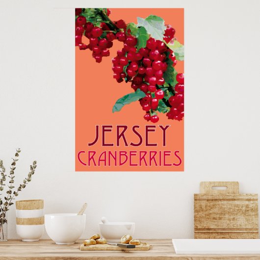 Jersey_Cranberries Poster (Keuken)