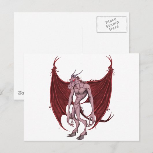 JERSEY DEVIL BRIEFKAART (Voorkant / Achterkant)