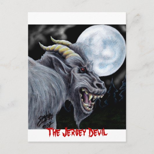 Jersey Devil Briefkaart 2 (Voorkant)