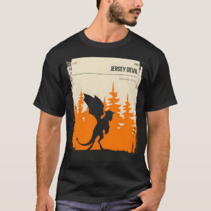 Jersey Devil Cryptid Book Hoesje Poster T-shirt