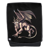 Jersey Devil Cryptid Creature Rugtassen (Voorkant)