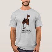 Jersey Devil Cryptid tekst T-shirt (Voorkant)