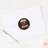 Jersey Devil Geboren Om Te Kwijlen Funny Cryptid H Ronde Sticker (Envelop)