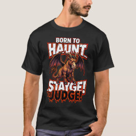 Jersey Devil Geboren Om Te Kwijlen Funny Cryptid H T-shirt