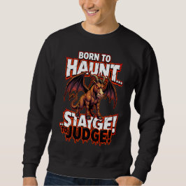 Jersey Devil Geboren Om Te Kwijlen Funny Cryptid H Trui