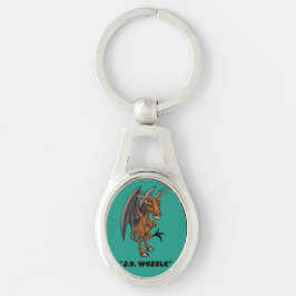 Jersey Devil, J.D. Wozzle" Cryptid Sleutelhanger