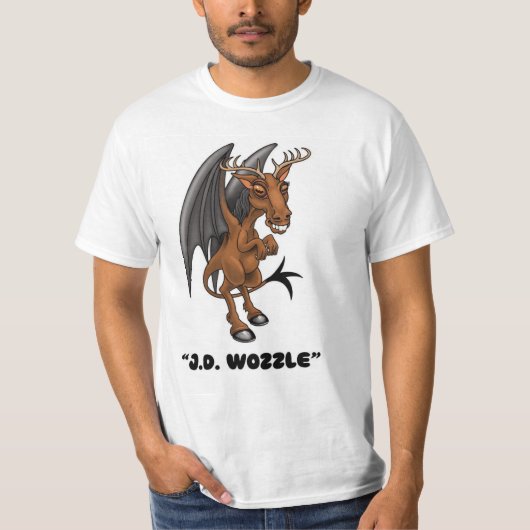 Jersey Devil, J.D. Wozzle" Cryptid T-shirt (Voorkant)