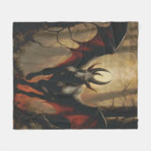 Jersey Devil Renaissance Blanket Fleece Deken (Voorkant (Horizontaal))