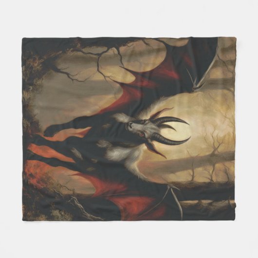 Jersey Devil Renaissance Blanket Fleece Deken (Voorkant (Horizontaal))