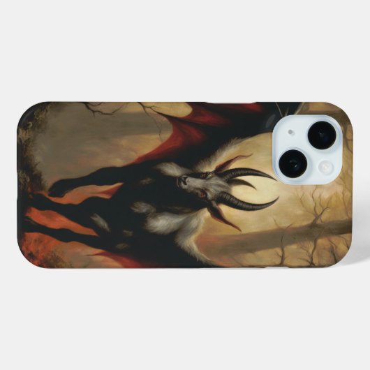 Jersey Devil Renaissance iPhone hoesje (Achterkant (horizontaal))