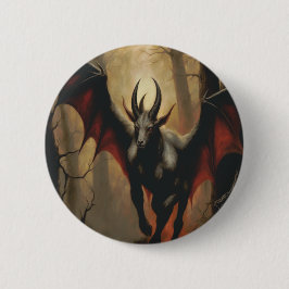Jersey Devil Renaissance knoppen Ronde Button 5,7 Cm