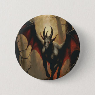 Jersey Devil Renaissance knoppen Ronde Button 5,7 Cm