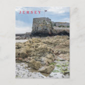Jersey Elizabeth Castle bastion uitzicht briefkaar Briefkaart (Voorkant)