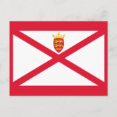 Jersey Flag Briefkaart (Voorkant)