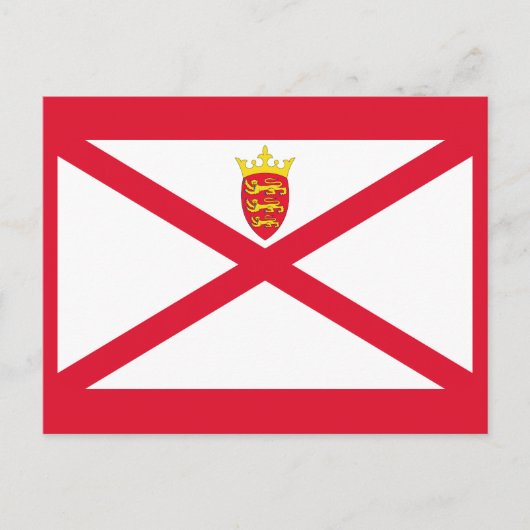 Jersey Flag Briefkaart (Voorkant)
