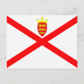 Jersey Flag Briefkaart (Voorkant)