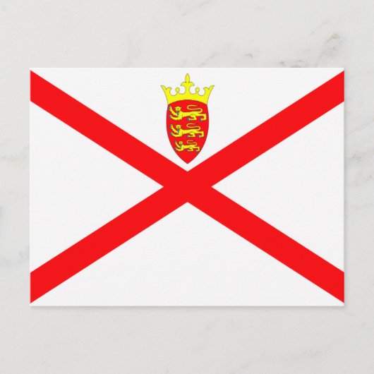 Jersey Flag Briefkaart (Voorkant)