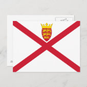 Jersey Flag Briefkaart (Voorkant / Achterkant)
