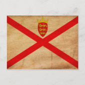 Jersey Flag Briefkaart (Voorkant)